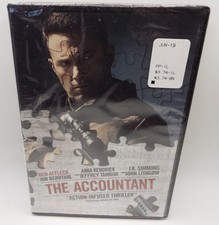 The Accountant DVD, 2016 Ben Affleck, Jon Bernthal, Anna Kendrick