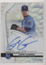 2020 Bowman Sterling Prospect Wave Refractor 103/125 Grant Gambrell Auto 1fh4