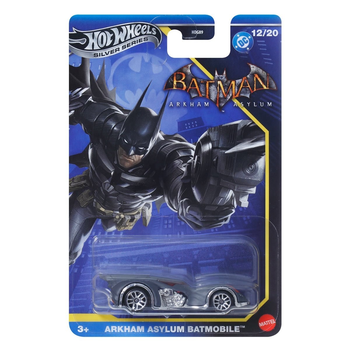 Hot Wheels Silver Series - 2025 Batman 12/20 Arkham Asylum Batmobile (BBJBY18)