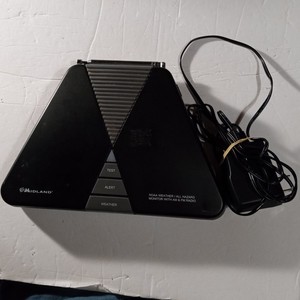 Midland Noaa Weather Monitor AM/FM Radio WR-10 Static Only as is 9v Or AC