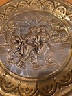 Vintage Hammered Brass Old World Ice Skating Hanging Decor  10" — photo 6
