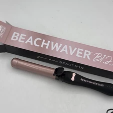 Beachwaver B1.25 Rotating Curling Iron New Sealed Box Midnight Rose USED