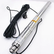 1000L/h Submersible Well Pump, 2-Inch Diameter, Deep- Well Screw Pump, 50mm Size