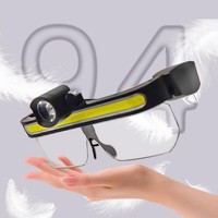 Stirnlampe Mit Brillenschutz FüR Nachtangeln, Autoreparaturen Und Radfahren