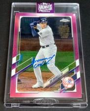 2025 Topps Archives Signature Series Gio Urshela Chrome Pink Refractor Auto /10