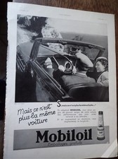 MOBILOIL but it s not the same car advertising paper ILLUSTRATION 1935