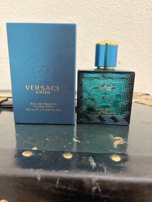 Versace Eros Eau de Toilette Spray Mint Scent Regular Size 1.7 fl oz