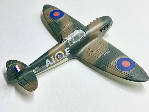 Vintage Dinky Toys #719  Spitfire Diecast Model Aircraft WWII (Good Motor)