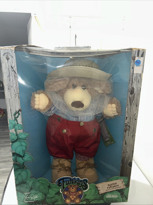 1986 Furskins Bear Plush Boone Furskin  Bee-Keeper Xavier Roberts USA 23''