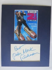Leslie Nielson - "Naked Gun 2 1/2" & Peter Mark Richmond autograph as Dunwell