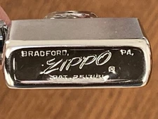 Vintage 1965 Plain Body Zippo Lighter with (4) Flint Dispensers