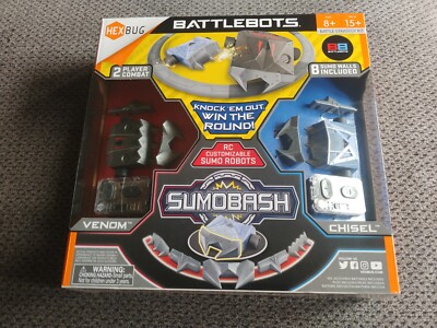 HEXBUG BattleBots SumoBash Robots Remote Control Customizable Robot Venom Chisel