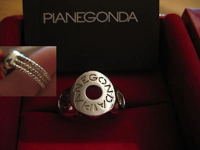 Bague argent pianegonda  2 pierres Neuve T 58 - Photo 1/4