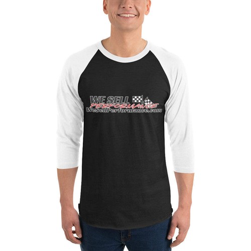 WeSellPerformance 3/4 Sleeve Raglan Shirt - Multiple Sizes & Colors - Foto 13 di 77