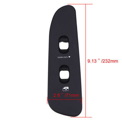 Black Door Panel Trim 5HZ72XDVAA Dodge Ram Door Panel Window Switch Bezel - Passenger Side, Black (2002-2005) Ram 1500 Door Panel - Foto 8