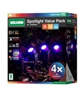 Holman Garden light 43mm x 4 RGB Colour Spot Light  IP67 Yard Light Value Pack