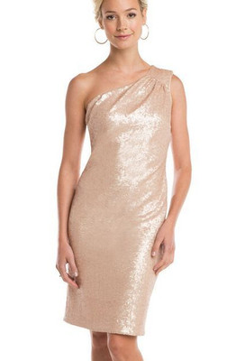 LAUNDRY ~ Buff Gold Sequins One Shoulder Sheath Party Dress 4 NEW $295 |  eBay