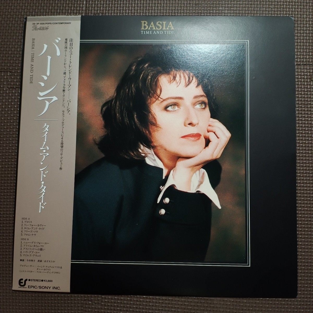 【廃盤2LP】Bias / Time & Tide BASIA-TIME AND TIDE 28・3P-826 ORIGINAL JAPAN ISSUE 1LP,OBIINSERT