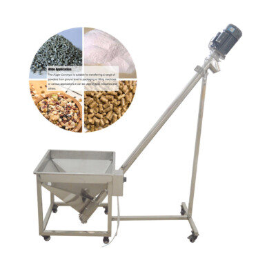 Spring Screw Conveyor Feeder Inclined Spring Power Granule Conveyor 1.7m Height