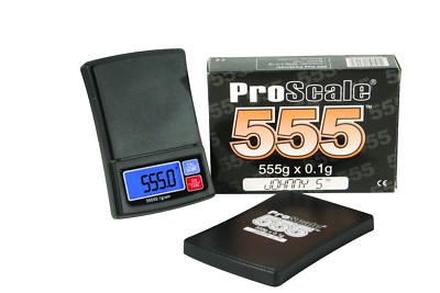 Feinwaage bis 555g Teilung 0,1 g | Sehr kleine Digitalwaage mit grossem Display