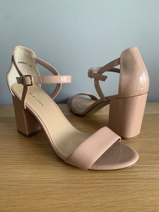 new look nude block heels