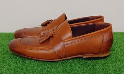 Ted Baker London Mens Cognac Leather Tassel Oxford Dress  display picture 3