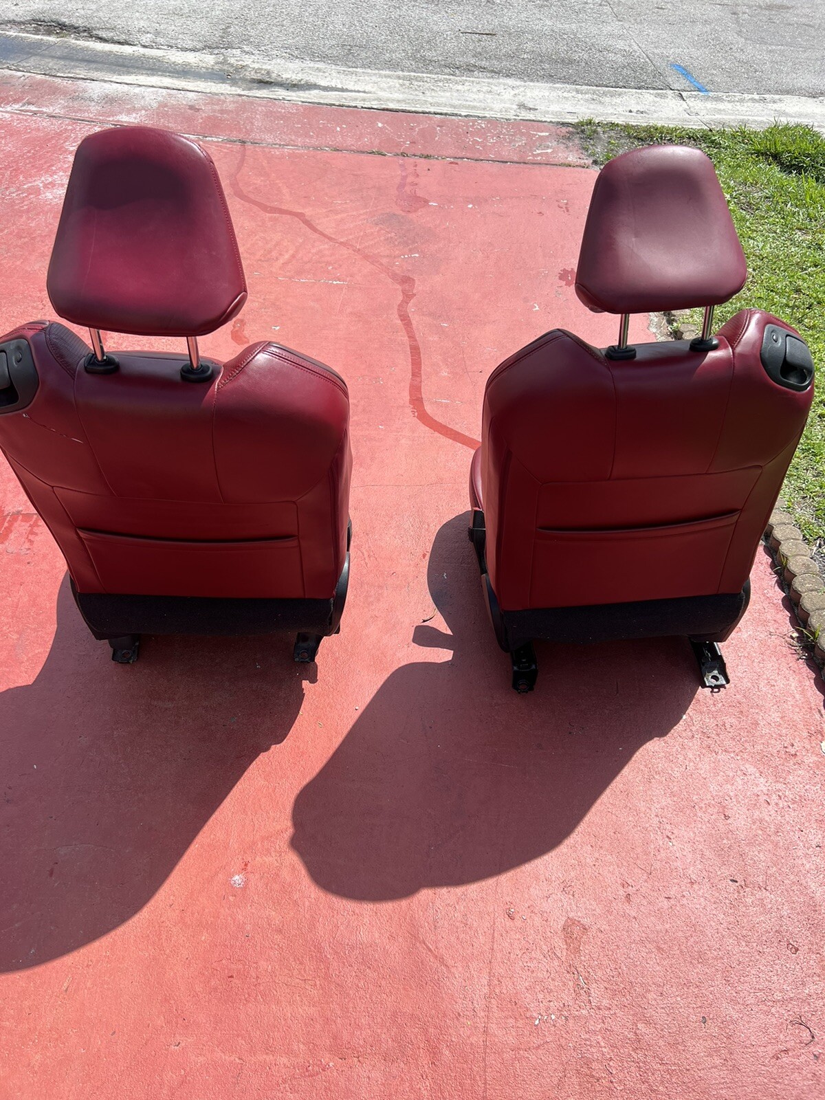 20172022 INFINITI Q60 OEM LEFT/RIGHT FRONT SEAT ASSEMBLY RED LEATHER