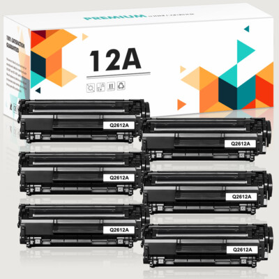 High Yield Toner Replacement for HP Q2612A 12A LaserJet 1010 1020 1018 3020 lot