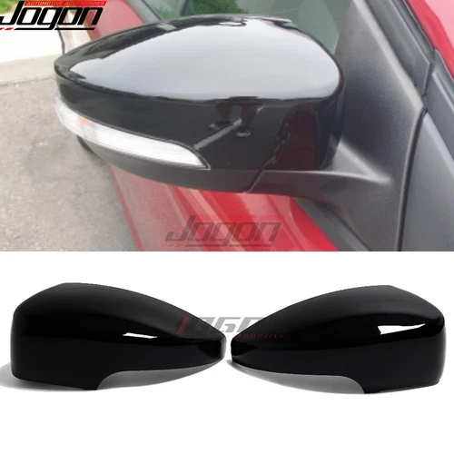 For Ford Focus MK3 C-Max S-Max SE ST RS 2013 14-2018 Black Side Mirror Cap Cover