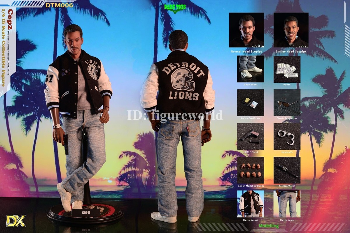 DARK TOYS DTM006 1/6 Beverly Hills Cop Detective Eddie Murphy