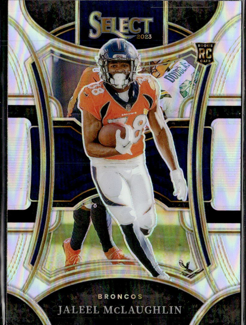 2023 Panini Select Silver Prizm Jaleel McLaughlin Denver Broncos #428