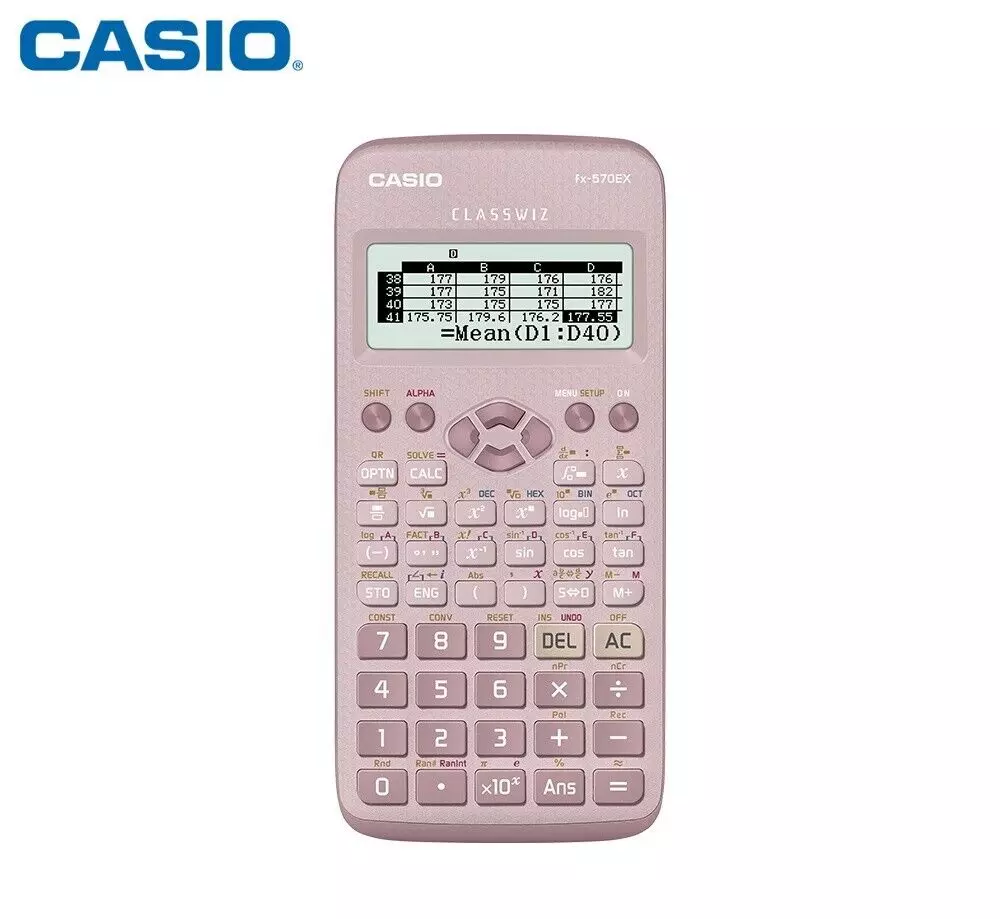 Original Casio Scientific Calculator FX 570EX PK Pink eBay