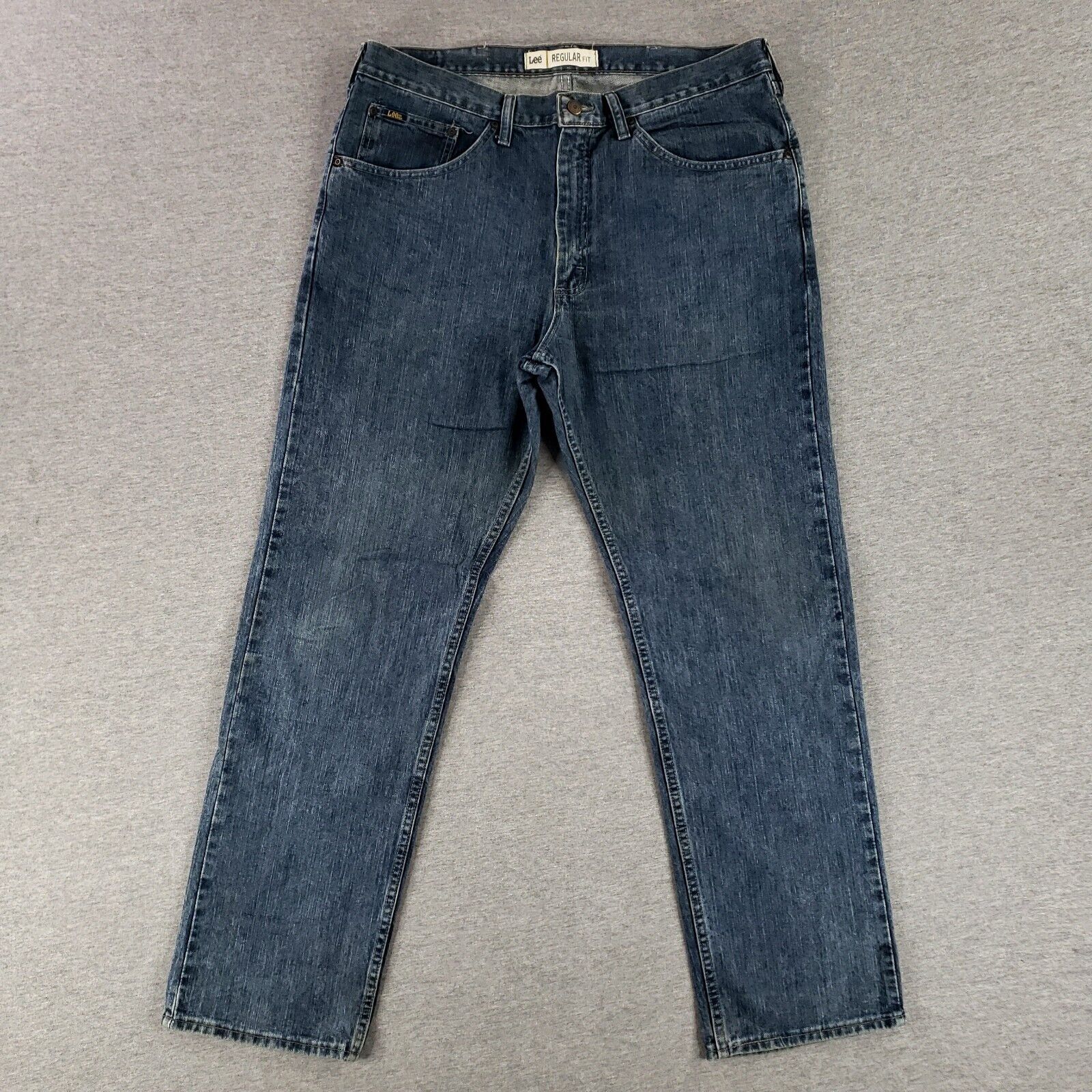 Lee Regular Fit 36x32 Straight Leg Work Jeans Broken In