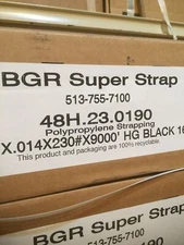Pallet Banding Polypropylene Strapping Roll  Packaging 1/2" X.014 X9000ft 230#