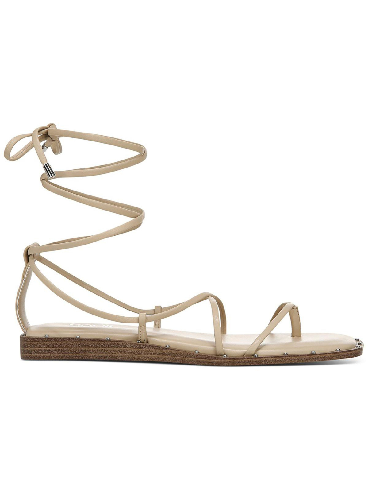 Женские бежевые сандалии-стринги BAR III с ремешками Nazrine и квадратным носком, 9,5 м