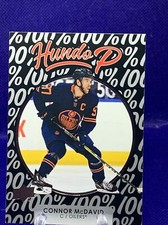 2021-22 UPPER DECK HOCKEY SERIES 1 CONNOR MCDAVID HUNDO P INSERT CARD #HP-1 + 