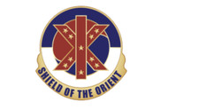 4" 9th mission support command shield orient army bumper sticker decal usa made