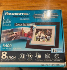 Pandigital Pantouch PAN8000DWPCF1 8-Inch Touchscreen Digital Picture Frame