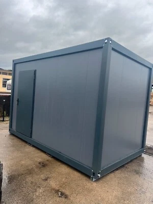 Bürocontainer Container Wohncontainer Baucontainer Anthrazit 4 x 2,4 x 2,6m - Bild 1 von 4