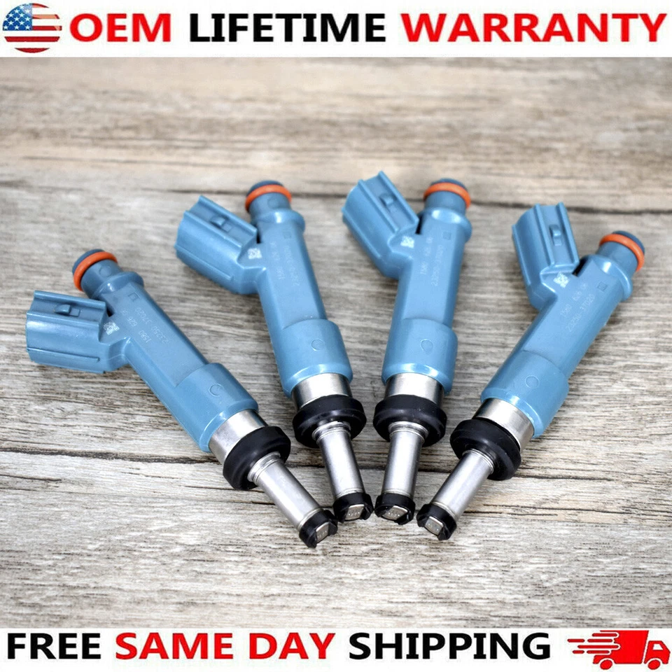 4 peças injetores de combustível OEM para 10-15 Lexus CT200h Prius 1.8L 23250-37020 Denso - Imagem 3 de 4