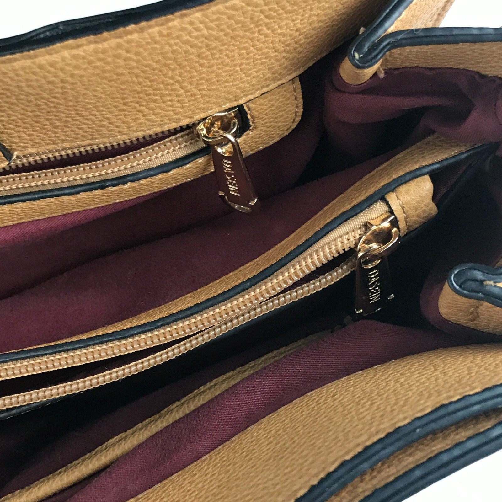 Dasein Women Casual Belted Tote Shoulder Bag Travel Handbag Satchel - Damaged