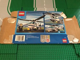 LEGO- CITY- POLICE- POLICE HELICOPTER- 7741- USED- 100% COMPLETE W/ OPEN BOX