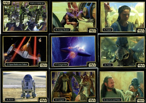 STAR WARS EPISODE 1 1999 IKON U PICK SILVER PARALLEL INSERT CARDS 5 FOR $4.99 - Picture 1 of 1