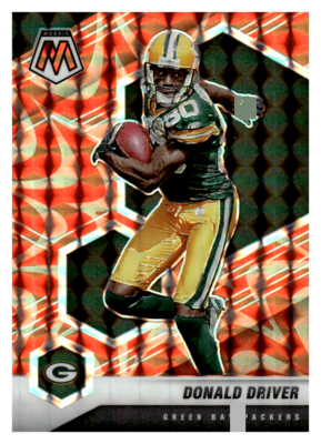 2021 Panini Mosaic - Donald Driver #80 Mosaic Reactive Orange