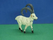 TIMPO TOYS VINTAGE LEAD 1950s RARE ZOO SERIES ALPINE IBEX LONG HORNED GOAT