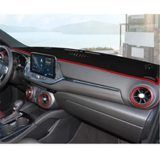 For Chevy Blazer 2019-2024 black Inner Dashboard Dash Mat DashMat Sun Cover Pad