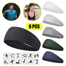 6pcs Elastic Stretch Hairband Wide Head Band Running Yoga Turban Men Women Gift