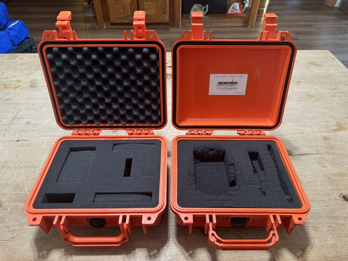Pelican Case 1200 Orange USED for Camera or Lunch Box | eBay