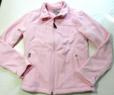 Womens Pink Fleece Jacket Coat North Field Size Xs Thick Warm New (ra49)