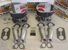 Porsche 356 912 Weber Carburetor Conversion Kit 40IDF w/Genuine Spanish Webers